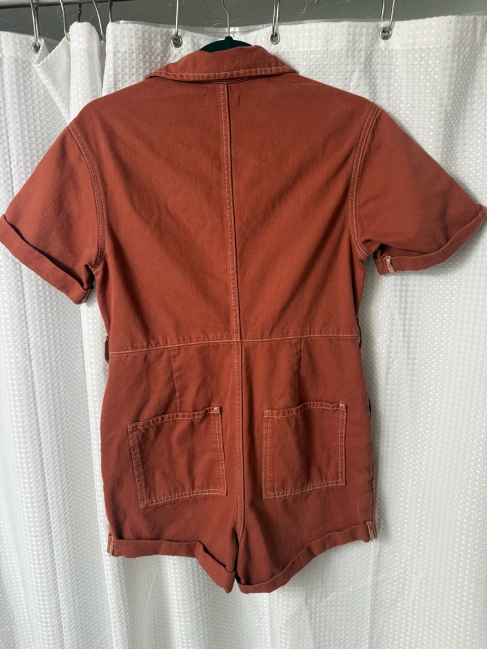 Topshop Burnt Orange Utility Romper